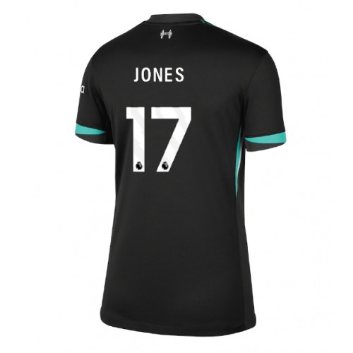 Fotballdrakt Dame Liverpool Curtis Jones #17 Bortedrakt 2024-25 Kortermet